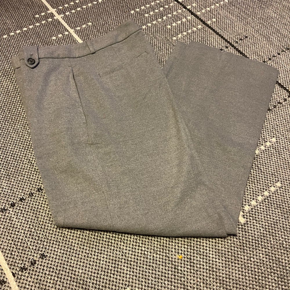 Banana Republic Women's Gray Flat Front Pants